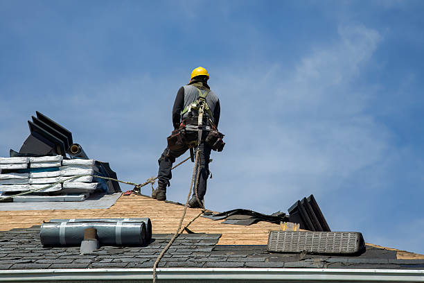 Professional Gutter Installation technician working in Granite City, IL